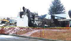 Blaze Destroys Duplex; Firefighters Plan Relief Effort